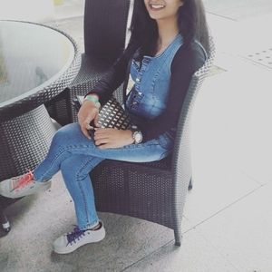 Denim dungaree
